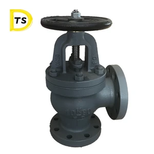 Angle Globe Valve JIS F7306 5K and F7354 5K Cast Iron Marine Valve Globe Valve