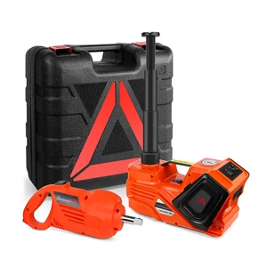 5-in-1 Portable Electric Car Jack 5 Ton with Air Pump Inflator and Electric Wrench 5T 12v Hydraulic Car Jack Kit with Wrench