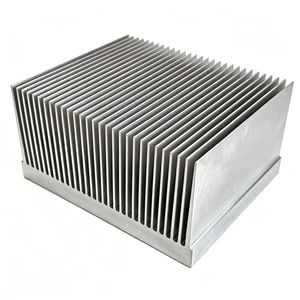 High Power Extruded Alumminum Heat Sink 121.5(W)*62(H)*100(L)mm for Microdriver IGBT Inverter Heatsink