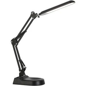 BEL AIR HOME - 10W Articulating Flexo Led Desk Lamp Bridge Series with 3 Light Temperatures 3000-4000-6000K (BLACK)