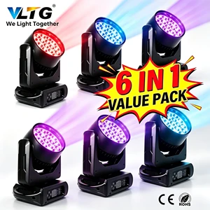 1pcs 19x15w DMX 19*15 RGBW 4in1 Zoom Wash LED Moving Head Light With Flight Case