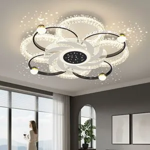 2026 new star sky round ceiling light light luxury modern simple full house lighting set for living room