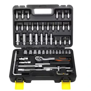 Hot Sale 46-Piece Hard Case Mechanic Automotive Tool Set with OEM Option 1 Year Warranty for Auto & Bike Repair