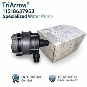 New TriArrow 12-Month Warranty B48 Coolant Pump | 11518637953 | 2.0L | F22 F30 F32 F80 | 2017-2021 | IATF 16949 Certified