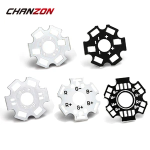 Aluminum Lamp Base Plate PCB Board Heatsink Radiator Substrate 20mm 2 4 6 8 Pins Cooler for High Power 1W 3W 5W 1 3 5 W Watt LED