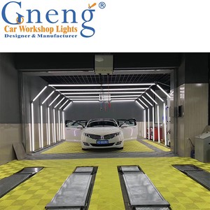 ZG/E1011 Factory Shadowless Car Showroom Lamp Design and Professional Led Tunnel Shape Auto Detailing Light