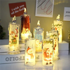 Cute Design Mini Candle Led Small Night Light Room Desktop Decoration Birthday Gifts Holiday Decoration Atmosphere