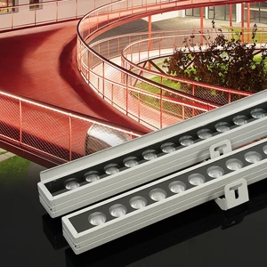 Anti Glare Bridge Commercial Bar Line DMX512 RGB 24v 18w 24w 36w Exterior Building Lighting Led Wall Washer Lights