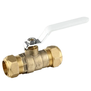 NSF Certified Factory Customization 600 Psi WOG Lead Free Brass Ball Valve With Compression Ends