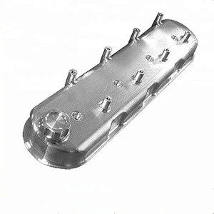 Engine Block Valve Cover CNC Machined Aluminum Car Part Universal with Oil Cap As Request LUCKYWAY