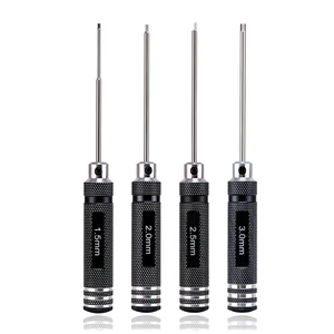MYJ 1.5 2.0 2.5 3mm High Precision RC Tools Hexagonal Socket Screwdriver Set for RC Helicopter Plane