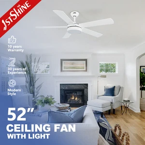 1stshine Ceiling Fan Light Decorative Smart Home Air Conditioning Low Noise LED Ceiling Fan with Light