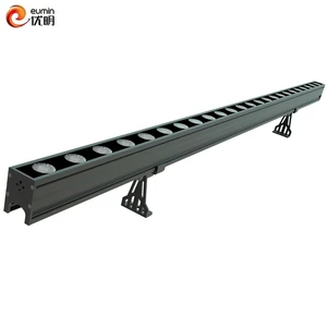Outdoor IP66 Waterproof DMX RGB LED Wall Washer Light 24-84W Power for Architectural Building Facade Lighting (DC24V/AC220V)