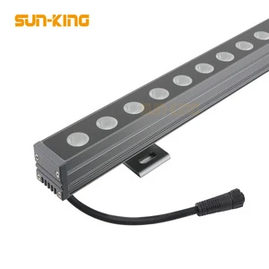 IP65 Exterior Billboard Bridge 1 Meter Rgb Facade bar Lamp 18W 24W Led Dmx Wallwasher Lights