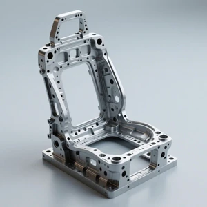 Custom Stainless Steel CNC-Machined Valve Body for Hydraulic Simulation Devices