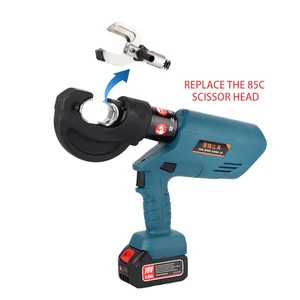 EZ-400/85C 120KN Portable 2-in-1 Rechargeable Lithium-ion Cable Cutting & Copper Lug Crimping Tools Other Hydraulic Tools