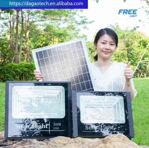 300W FREE LIGHT F01EG Factory Waterproof Integrated Outdoor ABS Stadium Solar LED Flood Light IP65 Rated Floodlight Lamp