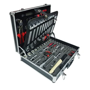 RT TOOL 161pcs Aluminium & CR-V Mechanic Equipment Customizable 161PCS Automobile Hardware Tools Socket Set Hand-Power Source
