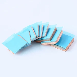 Copper Heat Sink 15*15 High Thermal Conductivity with Adhesive for High Temperature Laptop Graphics Card CPU Chip