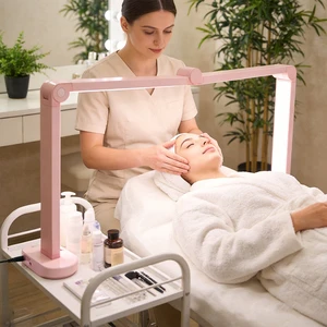 Beauty Table Lamp 40W LED Foldable Desk Nail Lamp For Nail Salon Manicure Lash Extension Tattoo