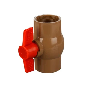 HONGKE China Manufacturer PVC Ball Valve Manual Water Use OEM Custom Compact Design NPT Connection 1 Year Warranty
