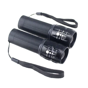 Portable Zoomable 3-Function LED Torch Flashlight Aluminum Outdoor Sports Camping Hiking Search Rescue Lantern EDC Torch Lantern
