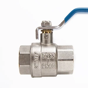 Manual Forging Press Brass Ball Valve With Red Handle 1/2