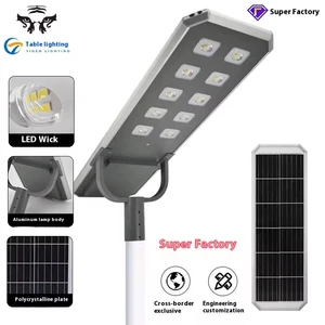 Manufacturer Clearance High Intensity Aluminum Integrated Solar LED Road Light New Engineering IP65 Salt Spray Proof Street