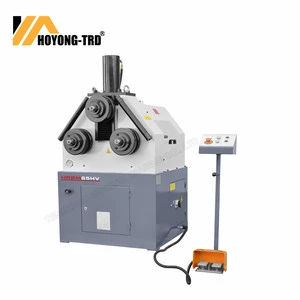 China HOYONGTRD Manual Aluminum Steel Pipe Tube Bending Machine Hydraulic Profile Bending Roll Machine Low Price for Sale