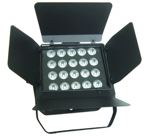 Hot Selling Waterproof 20x15W 5in1 RGBWA Led Wall Washer Light with Barn Door