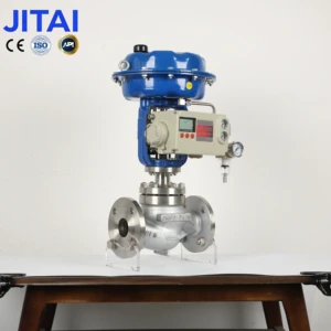 Customizable High-Temperature Pneumatic Control Globe Valve Diaphragm Actuator Steam Control Valve for Gas Media OEM Product