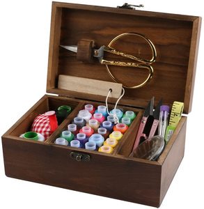 Wooden Hand Home Sewing Repair Tool Kit