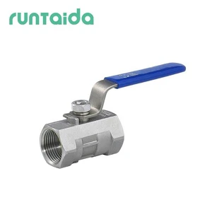 ASTM A351 1/2 Inch 1 Inch 3 Inch DN25 PN40 Stainless Steel Cf8m Ss 2pc Npt Ball Valve