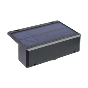 Outdoor Garden LED Solar Night Light IP65 Waterproof ABS+Acre Wall Lamp Remote Control DC Metal Shade Balcony Atmosphere