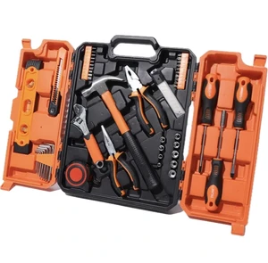 Durable Car Repair Tool Set - Heavy Duty Mechanic Tool Kit with Protective Hard Case ISO/CE Certified