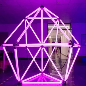 Multi-size LED 360 Tube, Signal Return Design IP65 LED Light 3 Installation Ways for Conference Music Festival Wedding Stage