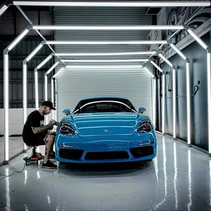 HanYin Factory Sale Directly Led Tunnel Lighting Car Lights Polish Car Showroom Lamp