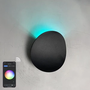 9W TUYA APP smart lighting for home Upturned board lighting modern decorative lighting fixture villa Nordic style wall lamp