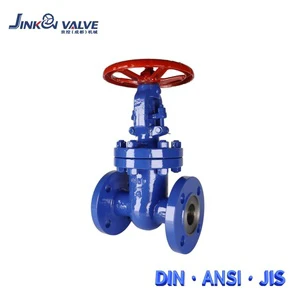 Rising Stem Gate Valve Flanged DIN/ANSI/JIS Cast Iron/Carbon Steel PN16 Industrial Shut-Off Valve for Water Steam Petrochemical