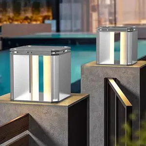 Outdoor Solar Pillar Lights IP65 Waterproof for Garden Villa Courtyard Wall & Fence Landscape Lighting