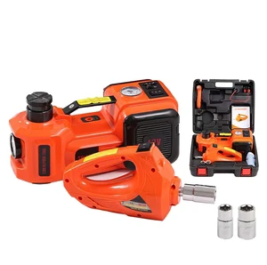 12V Electric Car Jack Automotive Hydraulic Floor Car Jack Kit 5Ton 53cm and Compressor Impact Wrench For Cars