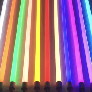 Outdoor Decoration IP65 RGB Color LED Tube Green Yellow Red Blue Color T8 Waterproof Tube