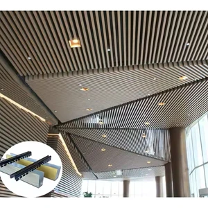 Hotel Hall Waterproof Acoustic Baffle Ceiling Design Price