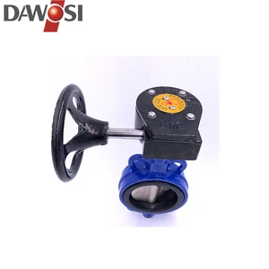 Worm Gear Wafer Butterfly Valve Pneumatic Solenoid Manual Water Conservancy Valve DAWOSI Brand 2