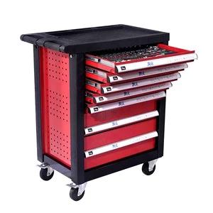 Multifunctional 352PCS Tool Cart Set Industrial-grade Auto Repair Set Seven-layer Tool Cabinet Combination