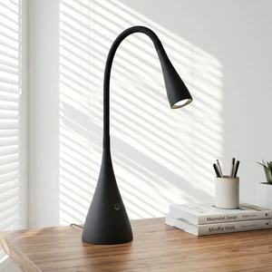 Modern Aluminum AC Touch Control LED Desk Lamps Portable Simple Flexible Small Table Light Reading Rooms Bedrooms Study Lighting