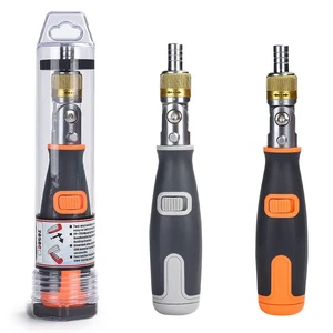 10 in 1 DIY OEM Ratchet Screwdriver Set Multi-Angle Concealed Bits Portable Home Use Compact Design Tool Kit