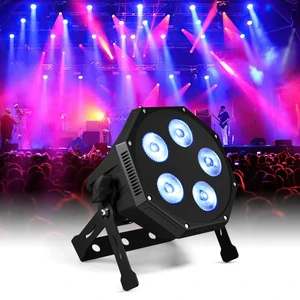 SHEHDS 5x12W RGBALUV 6in1 Stage Light Color Mixing With Intelligent Temp Control