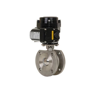 Compact Electric O-Type Ball Valve Stainless Steel for Water & Chemical Systems OEM Customizable