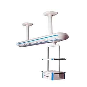 Ceiling Mounted Hospital Icu Bridge Type Pendant With Surgical Pendant and Examination Lamp